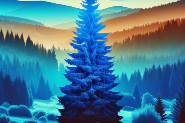 Blau Fichte