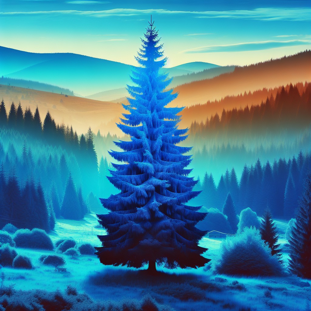 Blau Fichte
